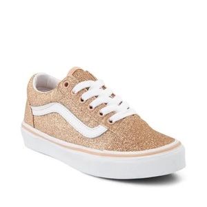 VANS Old Sokol Glitter Shoes in Amberlight NWT